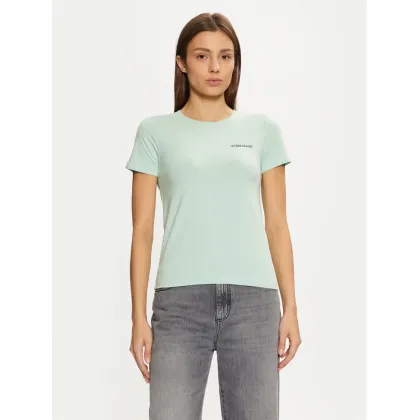 Zdjęcie Guess Jeans T-Shirt W4YI02 J1314 Zielony Regular Fit