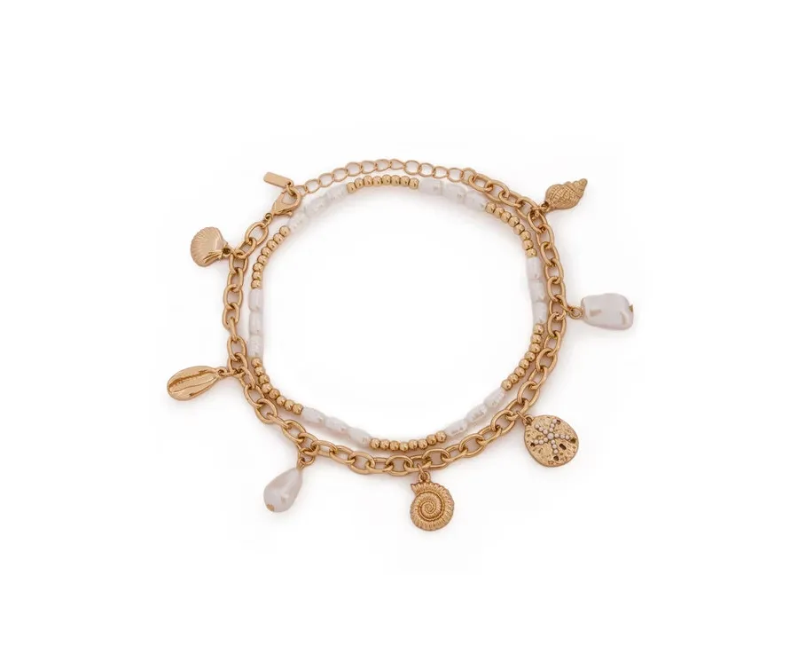 obrazek 1 Aldo Zestaw 2 bransoletek Oceanics 13994938 Złoty