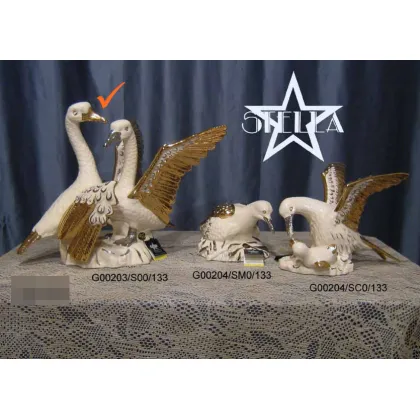 Picture Elegant ceramic pair of albatrosses