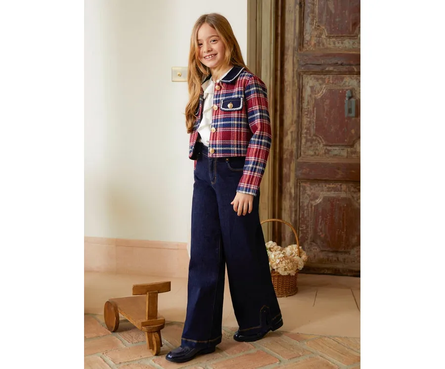 obrazek 1 Abel & Lula Jeansy 5718 Granatowy Regular Fit