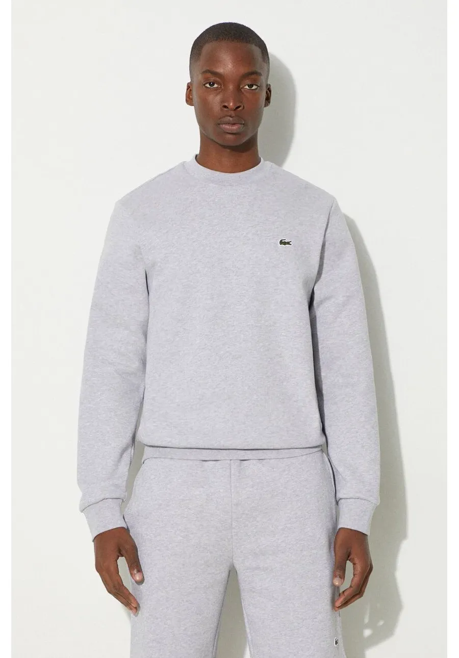 obrazek 1 Lacoste bluza męska kolor szary gładka SH9608-132