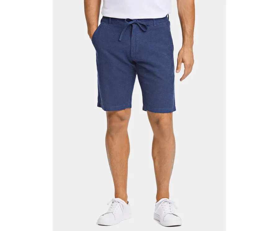 obrazek 1 Lindbergh Szorty materiałowe 30-508003 Granatowy Relaxed Fit