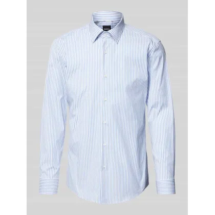 Zdjęcie Koszula biznesowa o kroju slim fit z kołnierzykiem typu kent model ‘Hank’