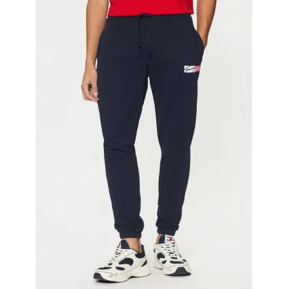 Zdjęcie Tommy Jeans Spodnie dresowe Entry DM0DM20277 Granatowy Slim Fit