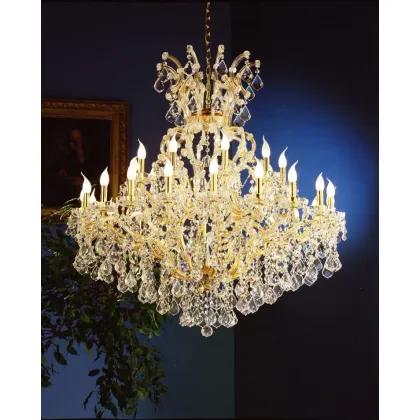 Picture Living room chandelier made of crystal