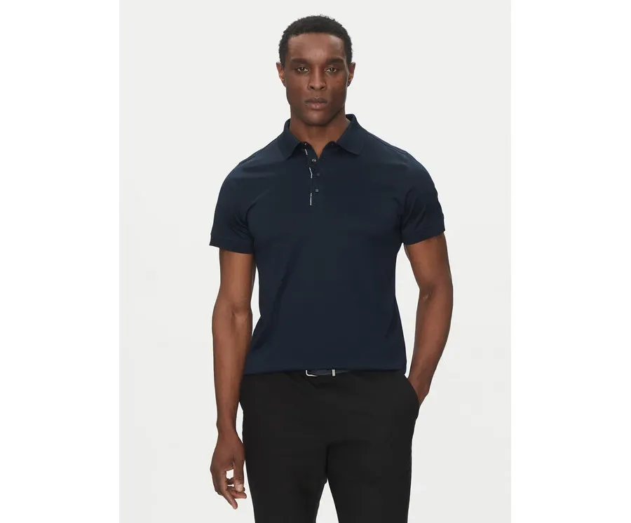 obrazek 1 KARL LAGERFELD Polo 745007 552200 Granatowy Regular Fit