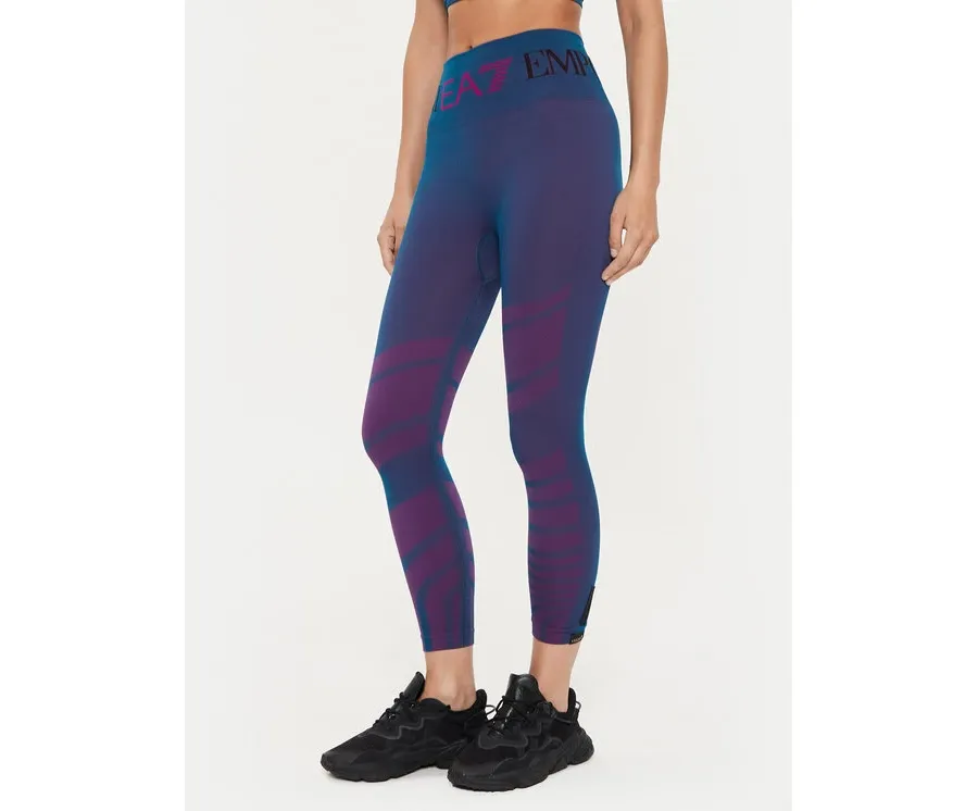 obrazek 1 EA7 Emporio Armani Legginsy 6DTP51 TJDGZ 2519 Niebieski Slim Fit