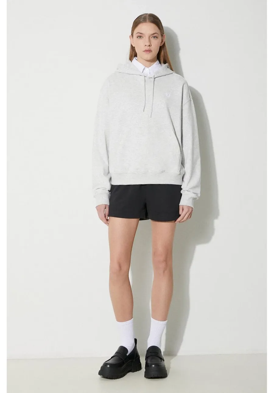 obrazek 1 New Balance bluza French Terry Small Logo Hoodie damska kolor szary z kapturem melanżowa WT41507AHH