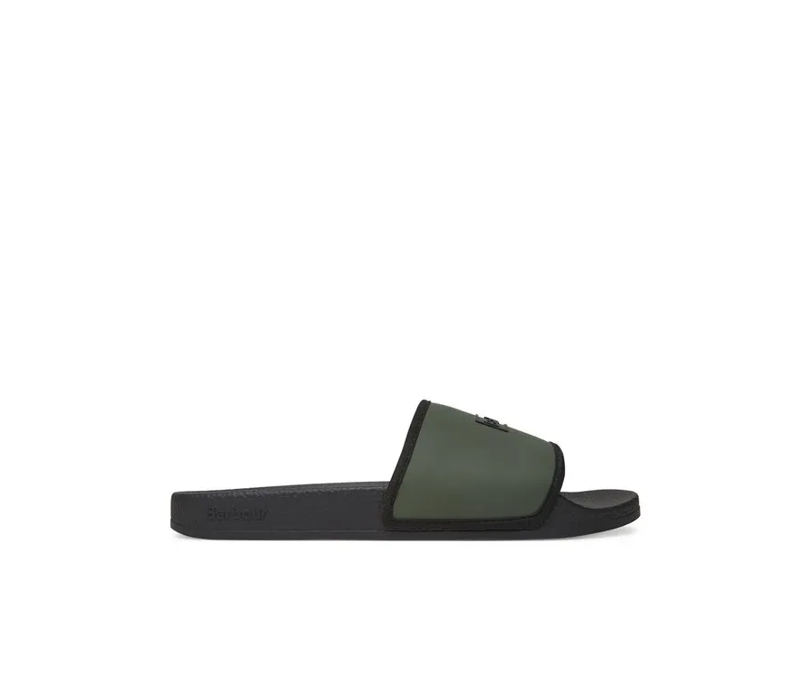 obrazek 1 Barbour Klapki MBS0020GN51 Zielony