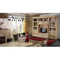 Zdjęcie Piękny włoski regał w stylu antycznym do salonu