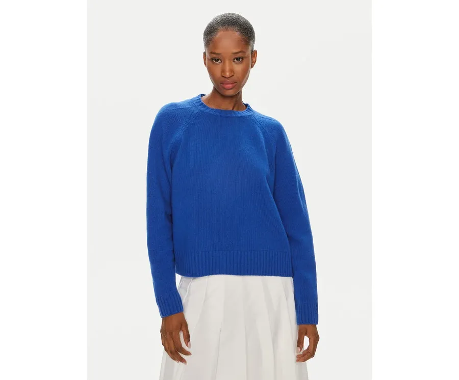 obrazek 1 Weekend Max Mara Sweter Gabbia 2425366162 Granatowy Regular Fit