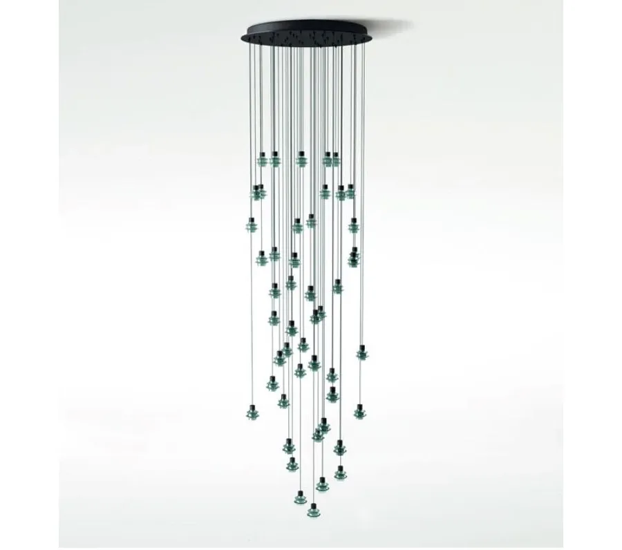 obrazek 2 Stylowy żyrandol, lampa wisząca w stylu nowoczesnym - model Drip, Drop