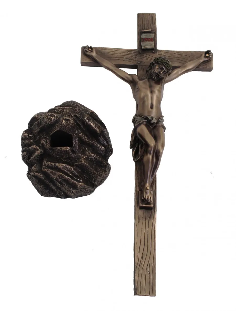 obrazek 2 Symbol chrześcijaństwa - figurka Jezusa Chrystusa na krzyżu