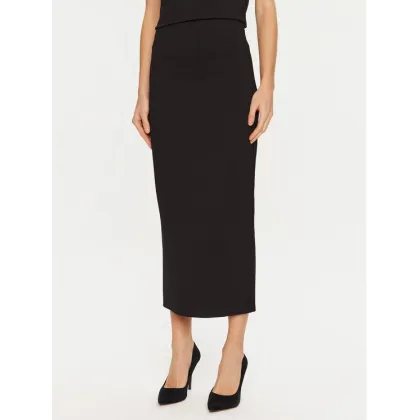Zdjęcie ViCOLO Spódnica midi TS0133 Czarny Regular Fit