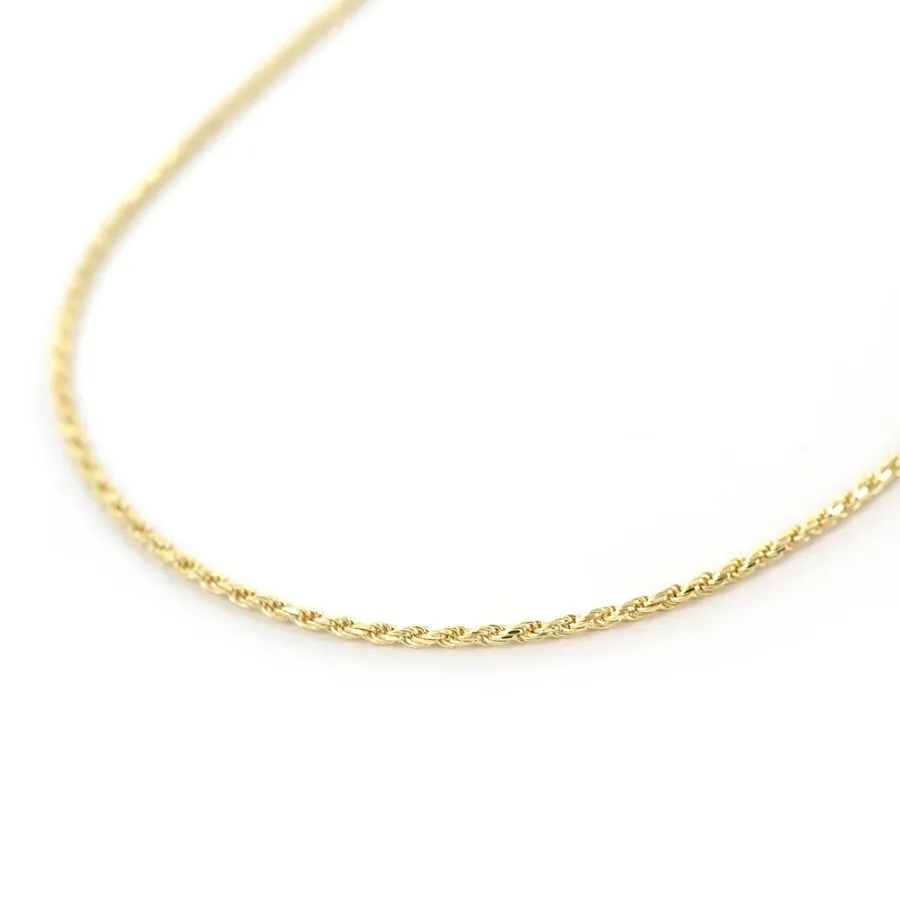 obrazek 3 Elegancki łańcuszek unisex z żółtego złota  (48 cm)