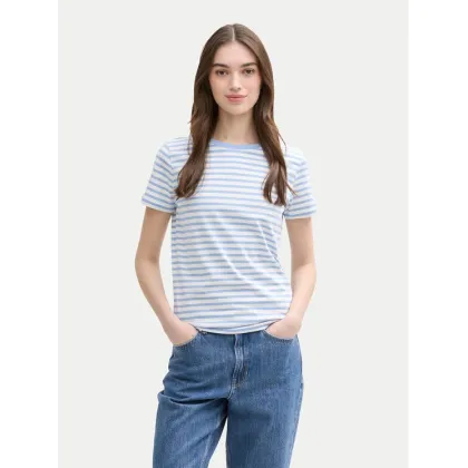 Zdjęcie Tom Tailor Denim T-Shirt 1035867 Niebieski Boxy Fit