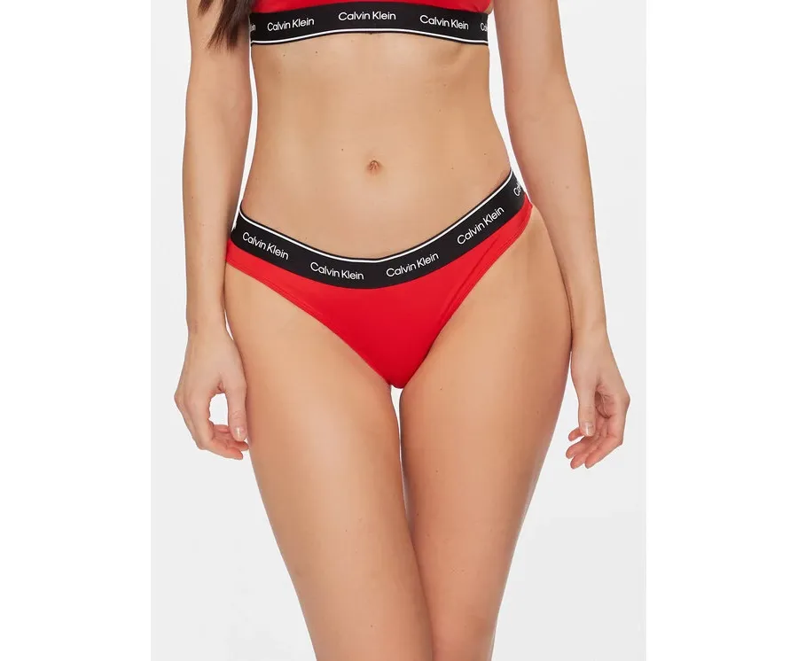 obrazek 1 Calvin Klein Swimwear Dół od bikini KW0KW02428 Czerwony