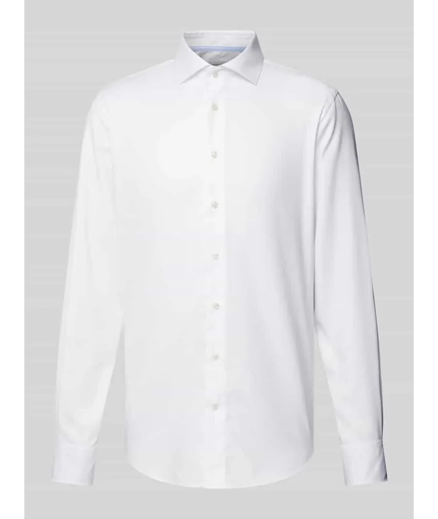 obrazek 1 Koszula biznesowa o kroju slim fit z diagonalu