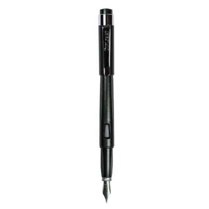 Picture DIPLOMAT Magnum black fountain pen - 4 types of nibs