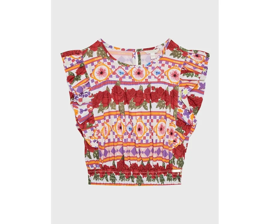 obrazek 1 Guess Bluzka J3GH03 WFBN0 Kolorowy Regular Fit