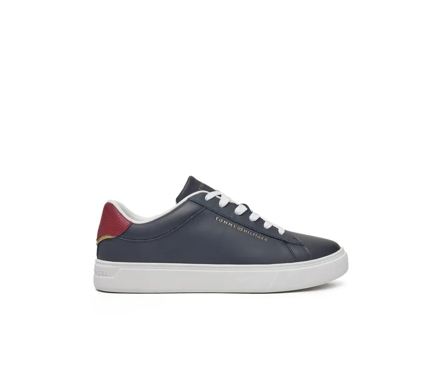 obrazek 1 Tommy Hilfiger Sneakersy Essential Court Sneaker FW0FW08320 Granatowy