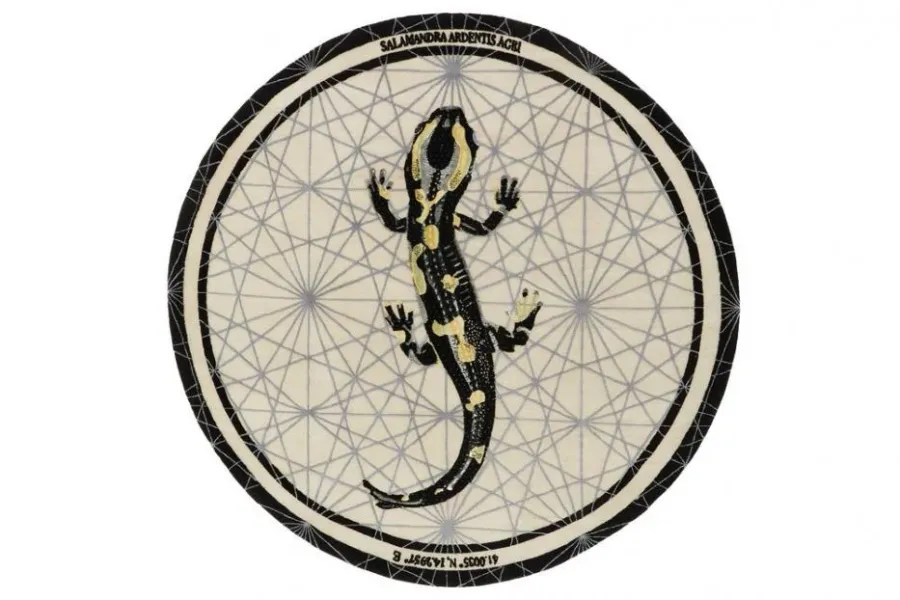 obrazek 1 Ekskluzywny dywan z motywem salamandry - SALAMANDRA ARDENTIS AGRI