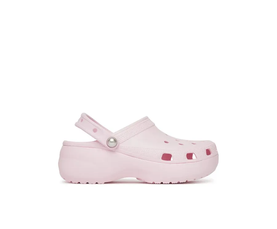 obrazek 1 Crocs Klapki Classic Platform Pearl Clog 211231 Różowy