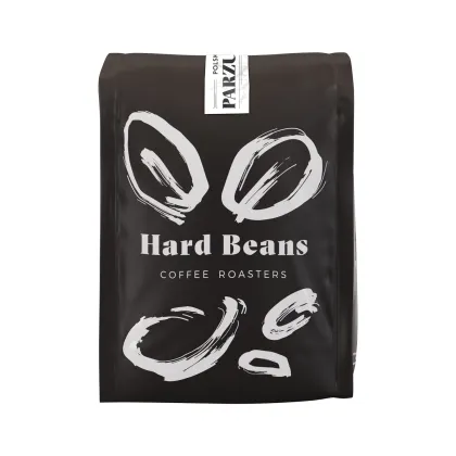 Zdjęcie Hard Beans - kawa ziarnista Polska Parzucha - Kawa ziarnista 500 g HARD BEANS