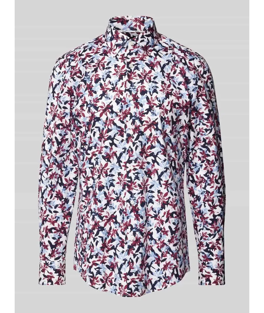 obrazek 1 Koszula biznesowa o kroju slim fit z kołnierzykiem typu kent model ‘Hank’