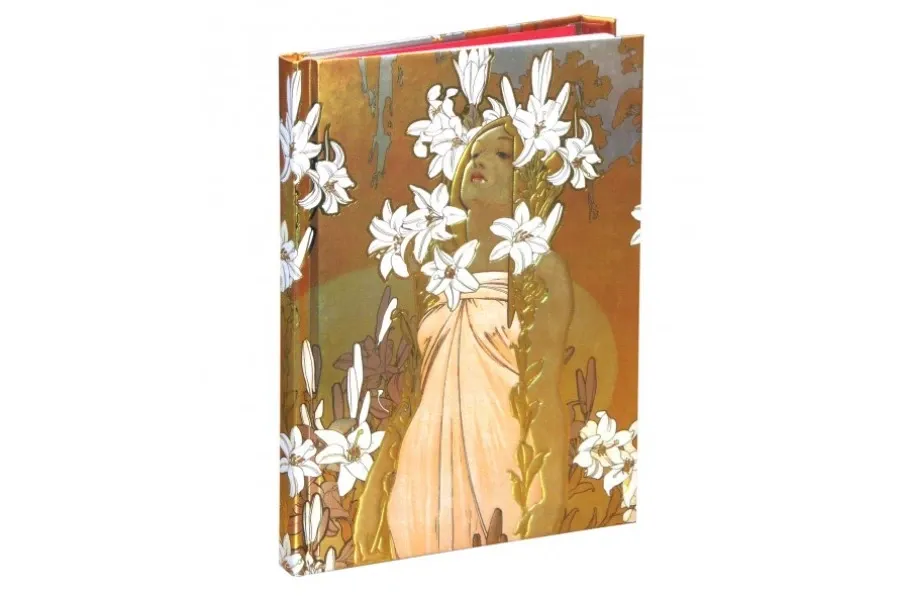 obrazek 2 Dziennik (Mucha: Kwiaty, Lilia) - Flame Tree Publishing