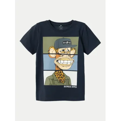 Zdjęcie NAME IT T-Shirt 13232197 Granatowy Regular Fit