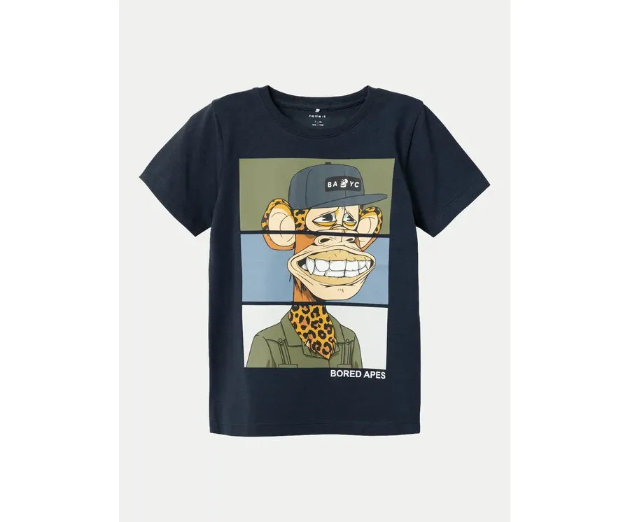 obrazek 1 NAME IT T-Shirt 13232197 Granatowy Regular Fit