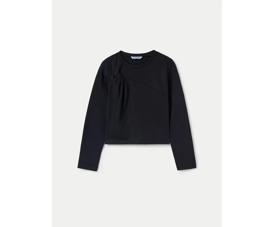 obrazek 1 Mayoral Bluzka 7007 Czarny Regular Fit