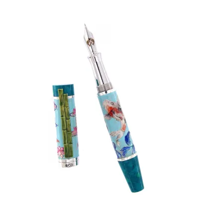 Zdjęcie Pióro wieczne Koi Silver Turquoise