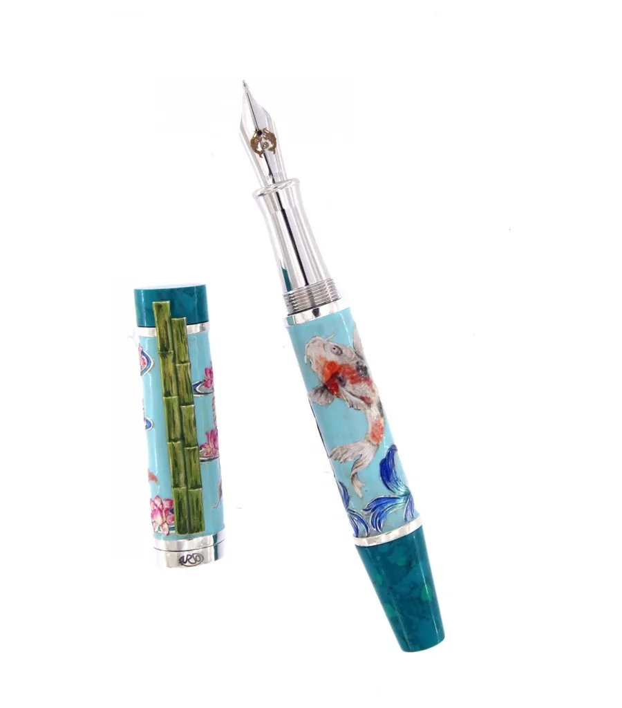 obrazek 1 Pióro wieczne Koi Silver Turquoise