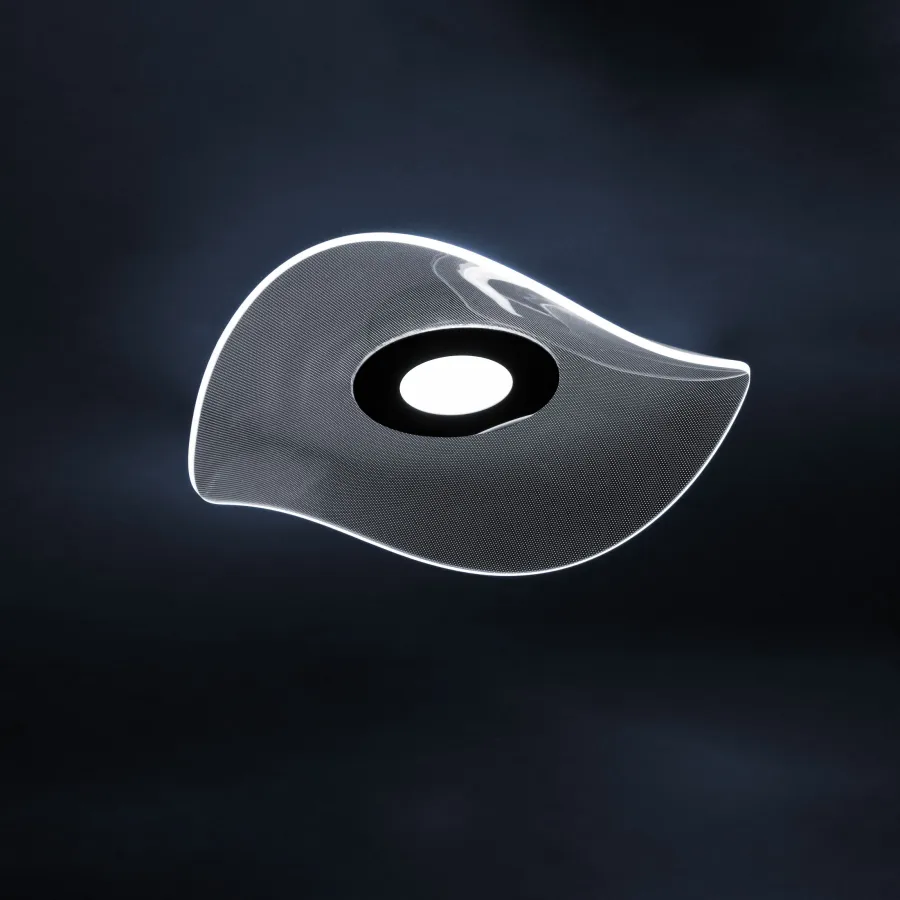 obrazek 1 Oryginalny włoski plafon Nebula z aluminium i akrylu