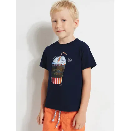 Zdjęcie Mayoral T-Shirt 3014 Granatowy Regular Fit