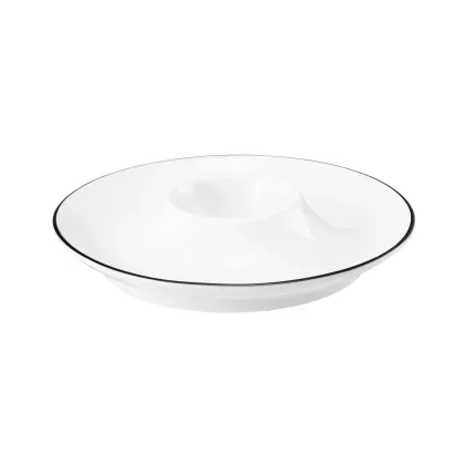 Zdjęcie Prestiżowy porcelanowy talerzyk na jajko w stylu klasycznym – Tettau