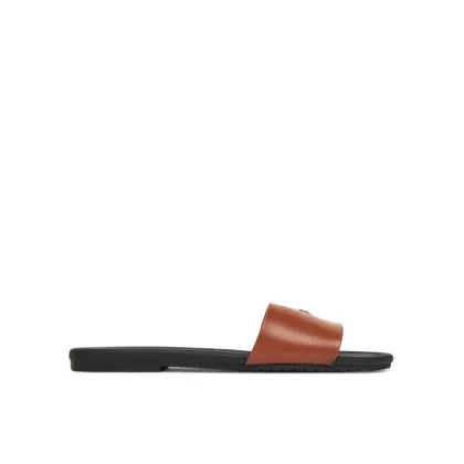 Zdjęcie Calvin Klein Jeans Klapki Flat Sandal Slide Mg YW0YW01697 Brązowy