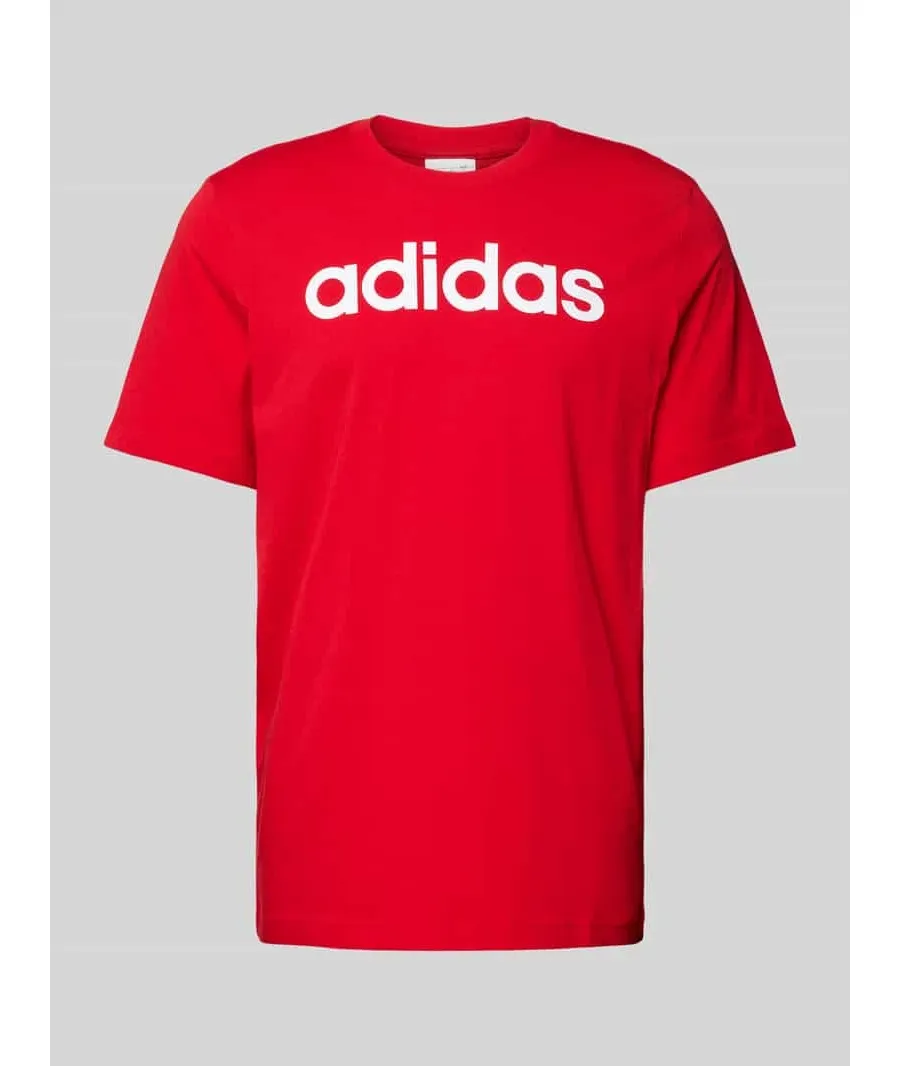 obrazek 1 T-shirt z nadrukiem z logo i okrągłym dekoltem