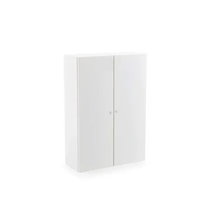 Picture Large white Urbn Balcony cabinet made of aluminum for the terrace