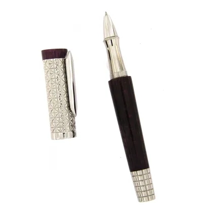 Picture Luxurious limited edition purple ballpoint pen from Ascot - Urso