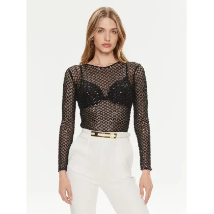 Zdjęcie Elisabetta Franchi Body BO-014-42E2-6001 Czarny Slim Fit