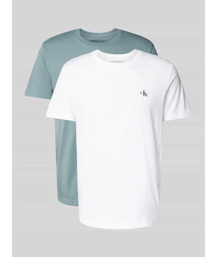 obrazek 1 T-shirt o kroju regular fit z czystej bawełny