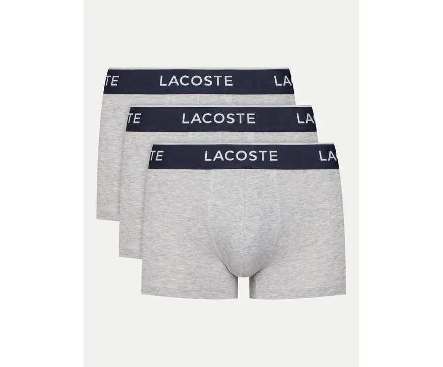 obrazek 1 Lacoste Komplet 3 par bokserek 5H1300 Szary