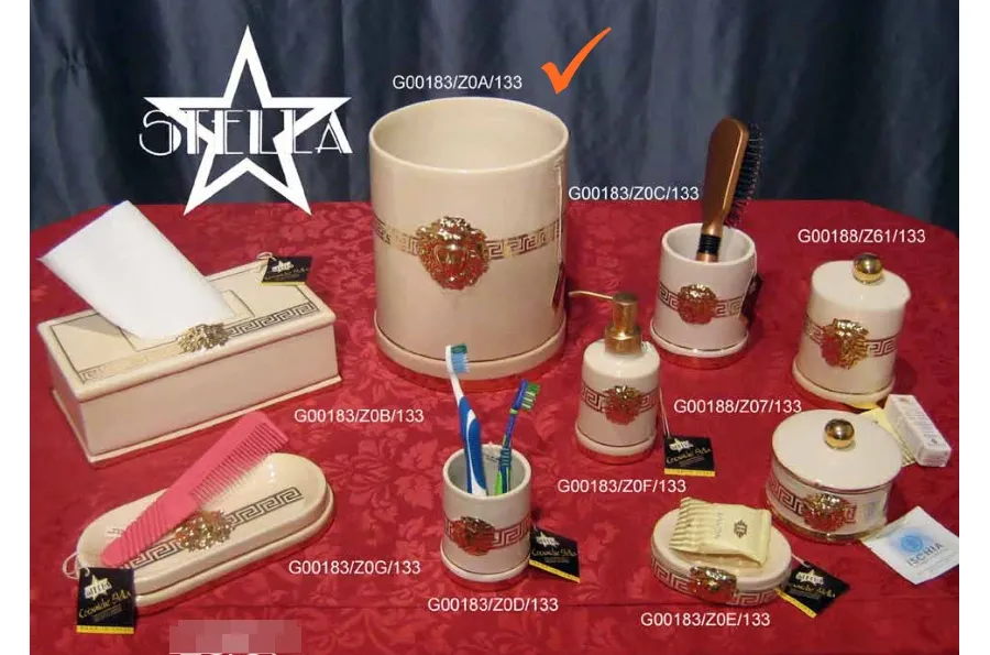 obrazek 1 Ceramiczny kosz do łazienki