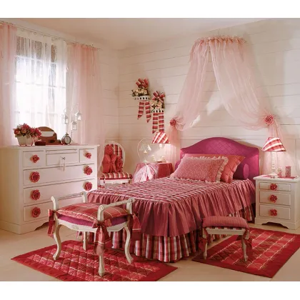 Zdjęcie Piękne łóżko do sypialni dziewczynki - Halley