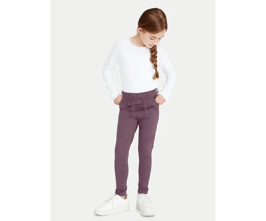 obrazek 1 NAME IT Spodnie materiałowe 13142465 Fioletowy Regular Fit