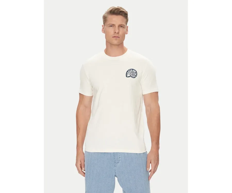 obrazek 1 Mustang T-Shirt Austin 1016489 Écru Regular Fit
