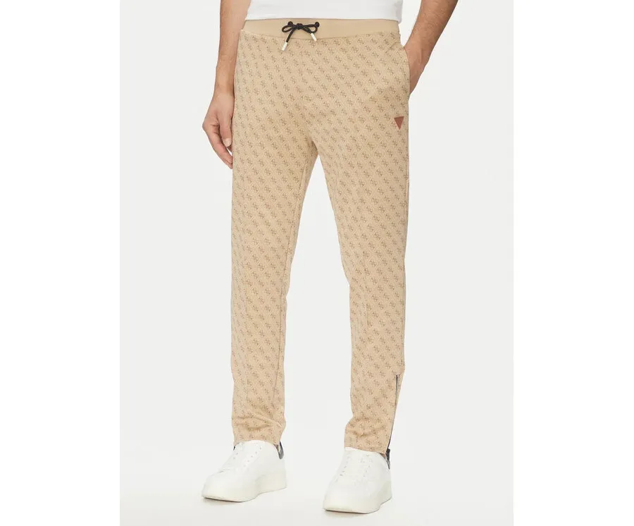 obrazek 1 Guess Spodnie dresowe Korbin Z2BB05 FL04Q Beżowy Regular Fit